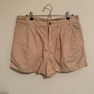 Free People Tan Billie Chino Shorts Size 10